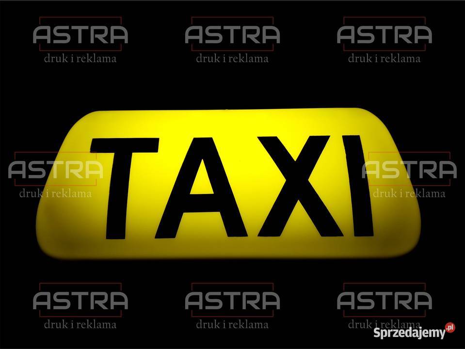 Naklejka z taryfami taxi ceny cennik Kraków