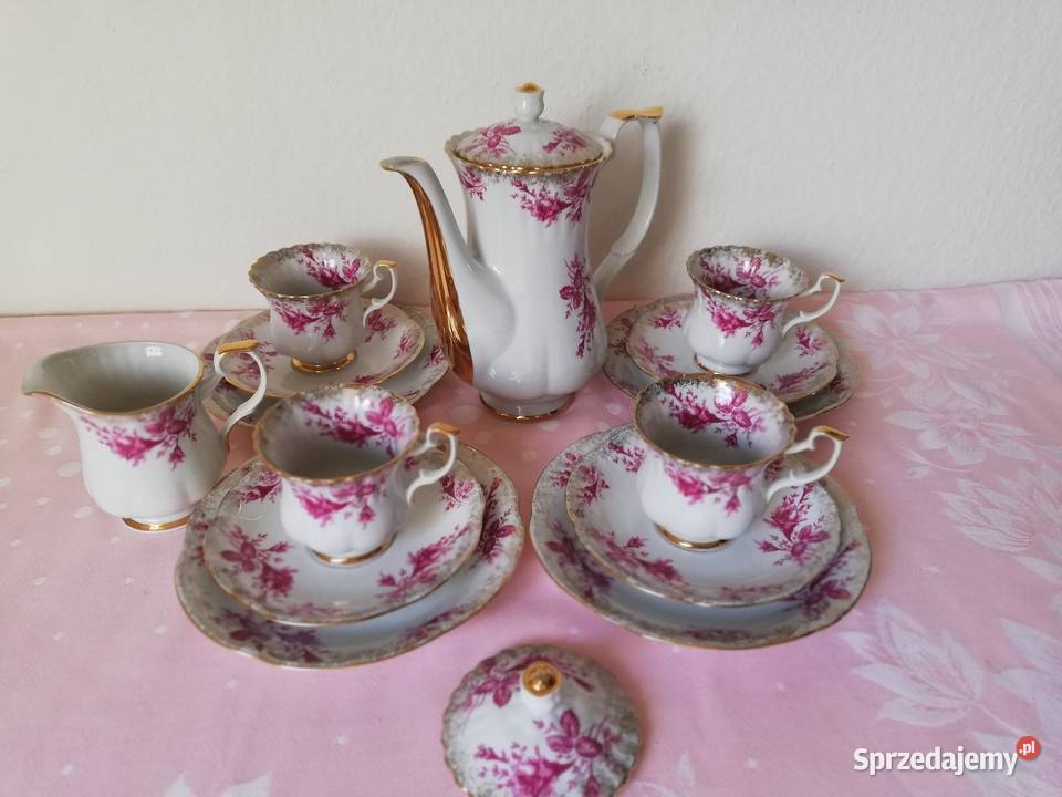 Porcelana Chodzież filiżanki dzbanek mlecznik Gorlice