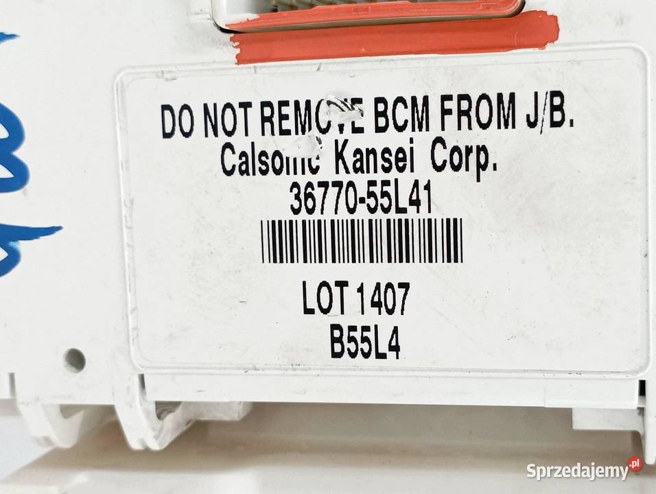 SKRZYNKA BEZPIECZNIKÓW BSI 3677055L41 Suzuki SX4 osobowe