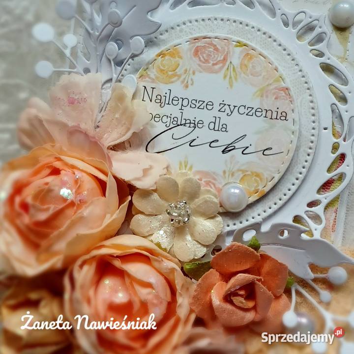 Kartka ręcznie robiona na każdą okazję Rękodzieło Mszana Dolna