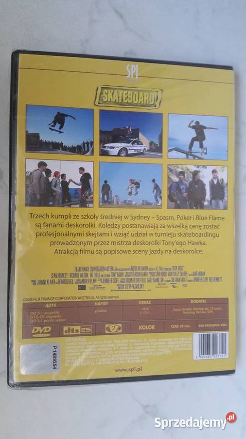 Film tony hawk SKATEBOARD 2005 FINANCE DVD VIDEO przygodowy Puławy