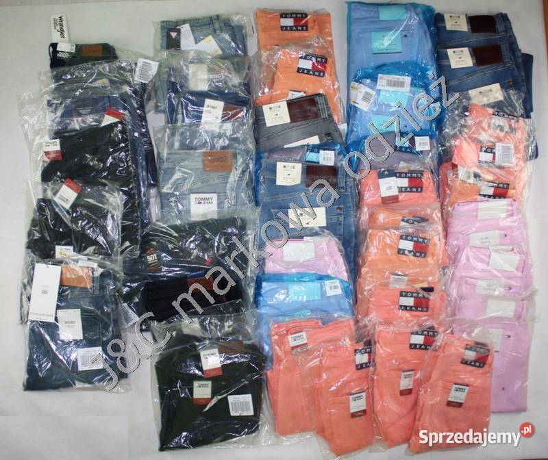 Miks artykułów Levis Tommy Hilfiger CK Lee śląskie Tarnowskie Góry