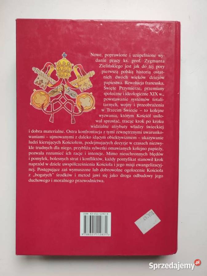 Papiestwo i papieże dwóch ostatnich wieków Pozostałe Kielce sprzedam