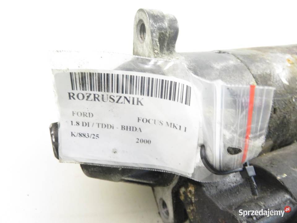 ROZRUSZNIK FORD FOCUS MK1 18 TDDi 98AB11000AD Układ elektryczny silnika sprzedam