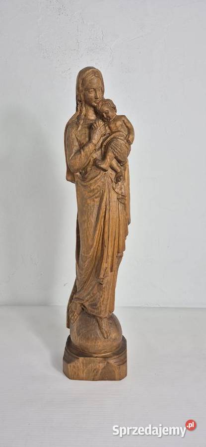 Wyjątkowa rzeźba Madonna z Dzieciątkiem Lite Biłgoraj