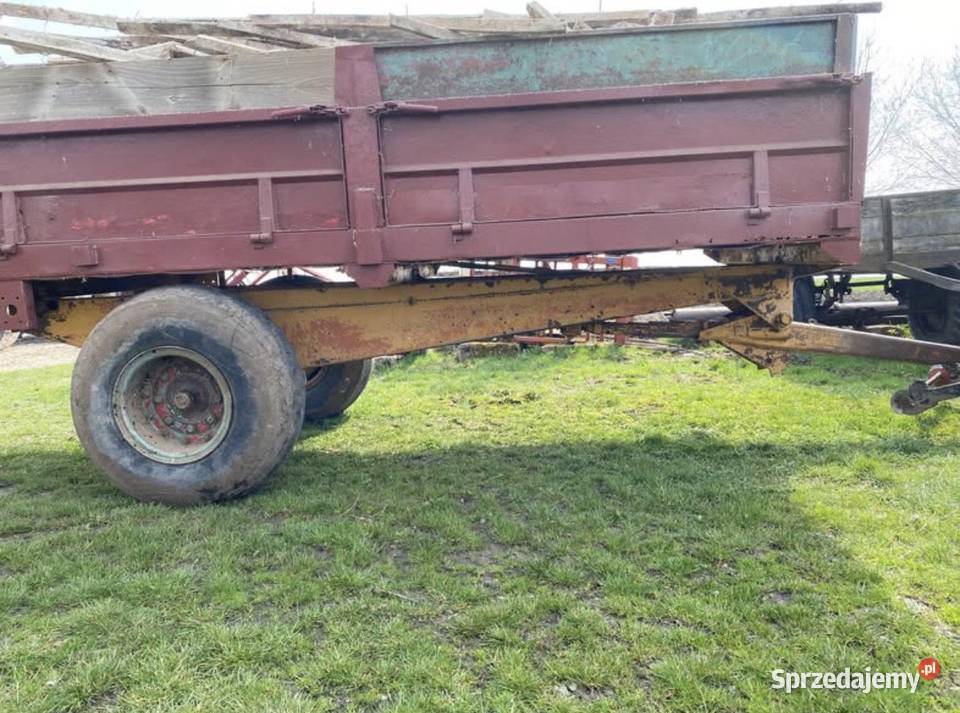 Przyczepa rolnicza 6t mazowieckie Gościewicz sprzedam