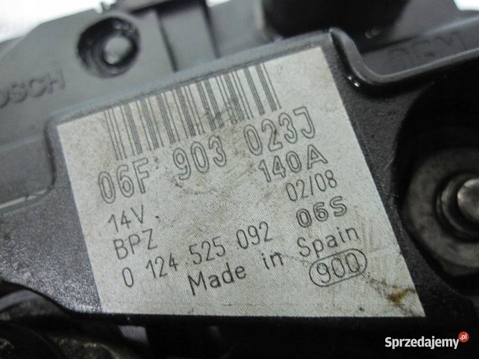 AUDI A4 B7 III 20 TDI BRE 140 08r alternator