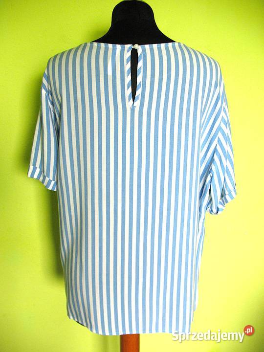 Bluzka w paseczki wiskoza 46 3XL biust 125 mazowieckie Siedlce