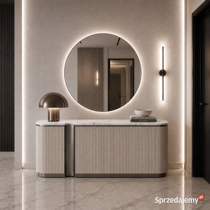 Komoda złota Nutris Glamour Premium 158x40x88 w Golkowice