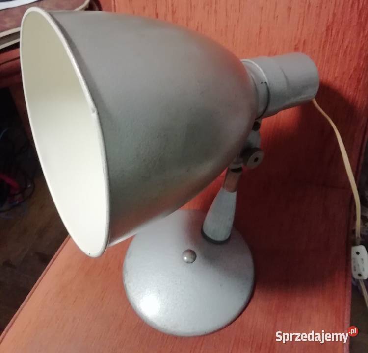 Kolekcjonerska lampa biurowa z PRLu Kraków