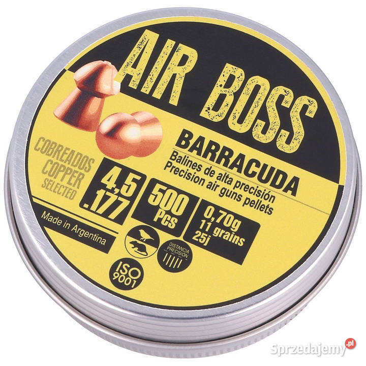 Śrut Apolo Air Boss Barracuda Copper 452 mm 500 mazowieckie Maciejowice