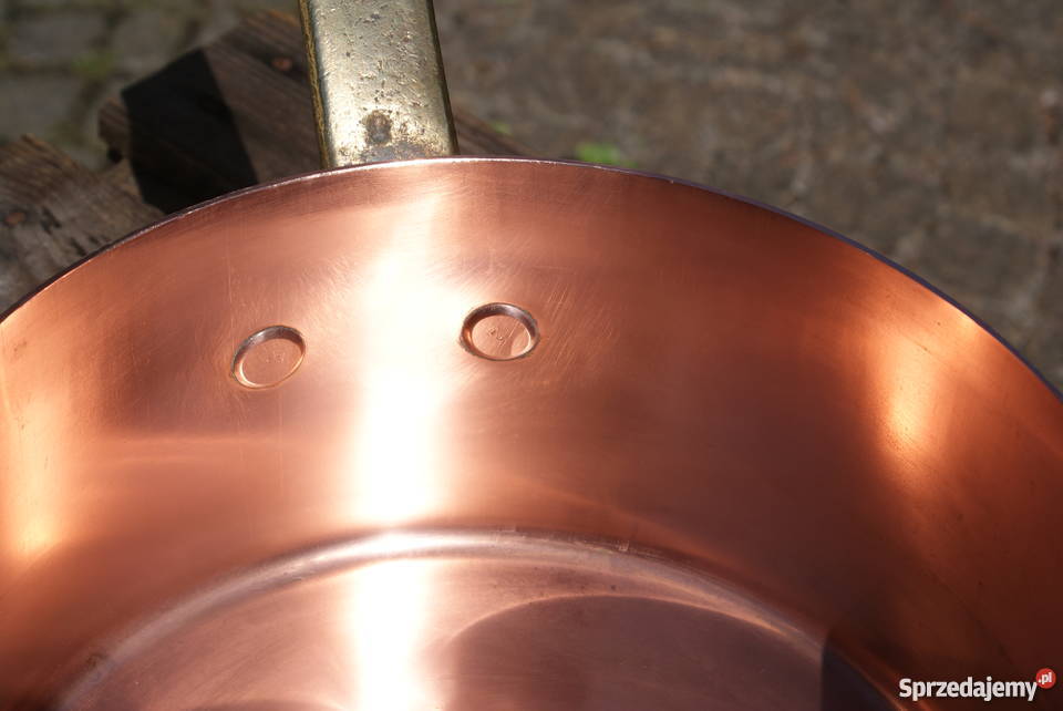 Garnki rondle miedziane grube dno 5 mazowieckie Warszawa