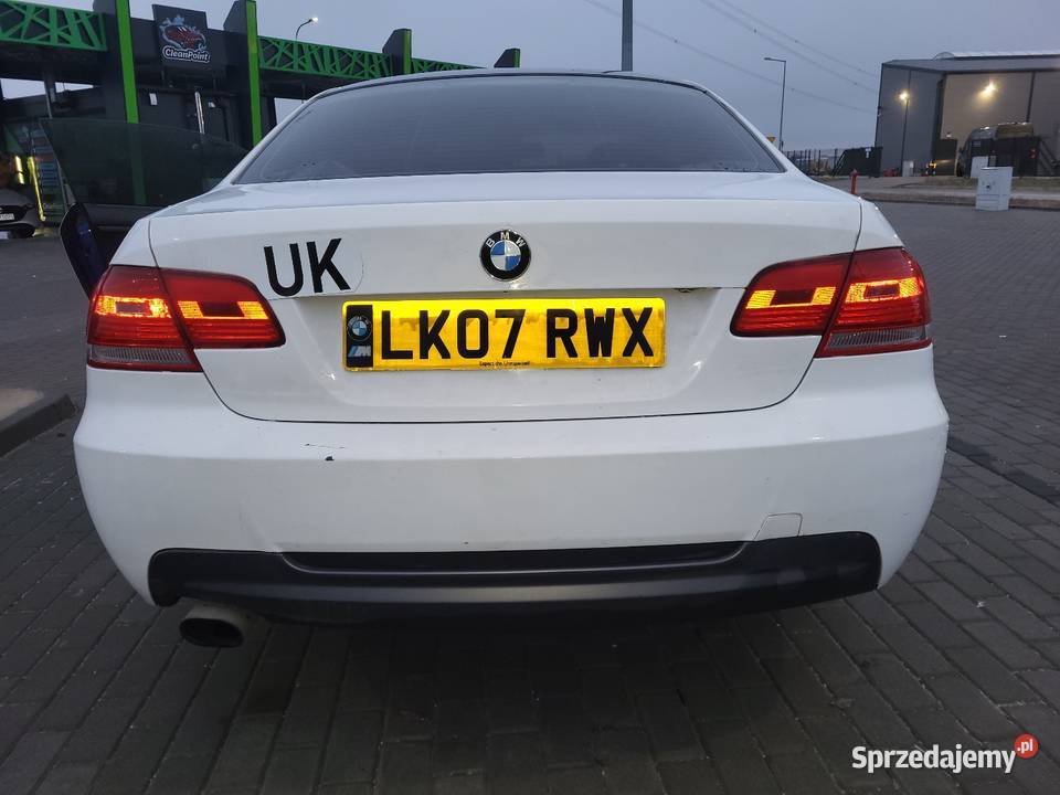 BMW e92 320i coupe 2007 Anglik nieuszkodzony dolnośląskie Wrocław