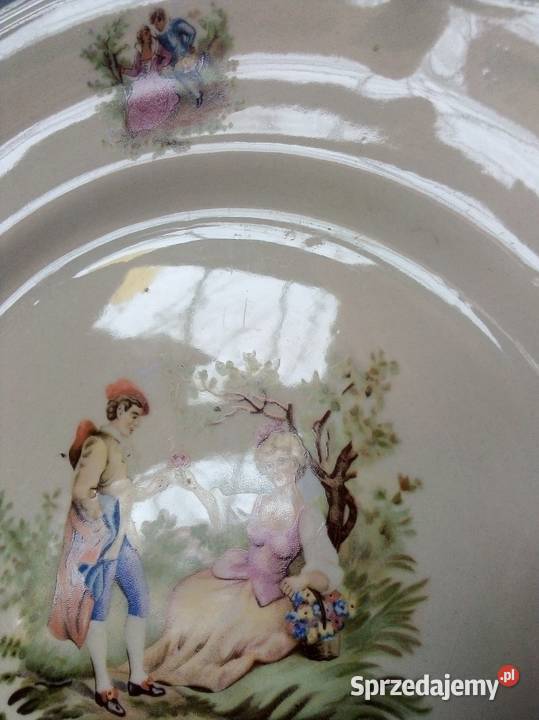 5 dużych talerzy miłość wiedeńska porcelit Częstochowa