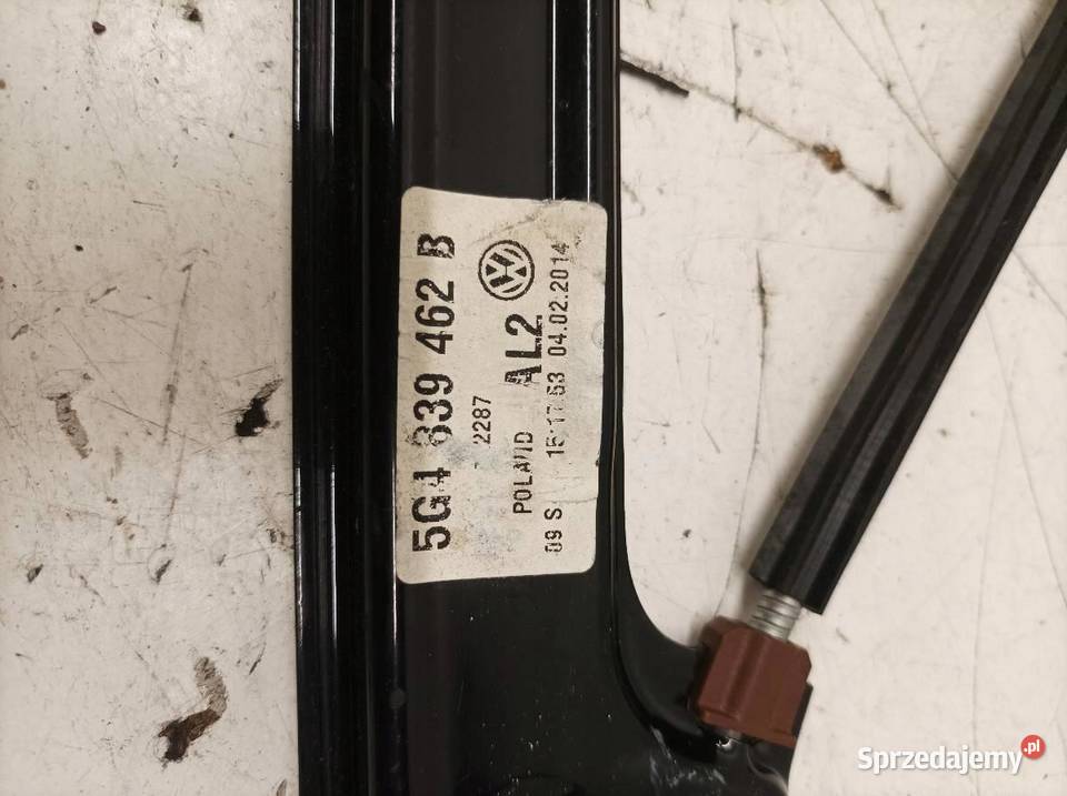 MECHANIZM SZYBY PRAWY TYŁ 5D HB 5G4839462B VW