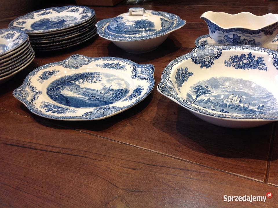 Serwis Zastawa Obiadowa Porcelana Jonson wielokolorowy Nowa Sól