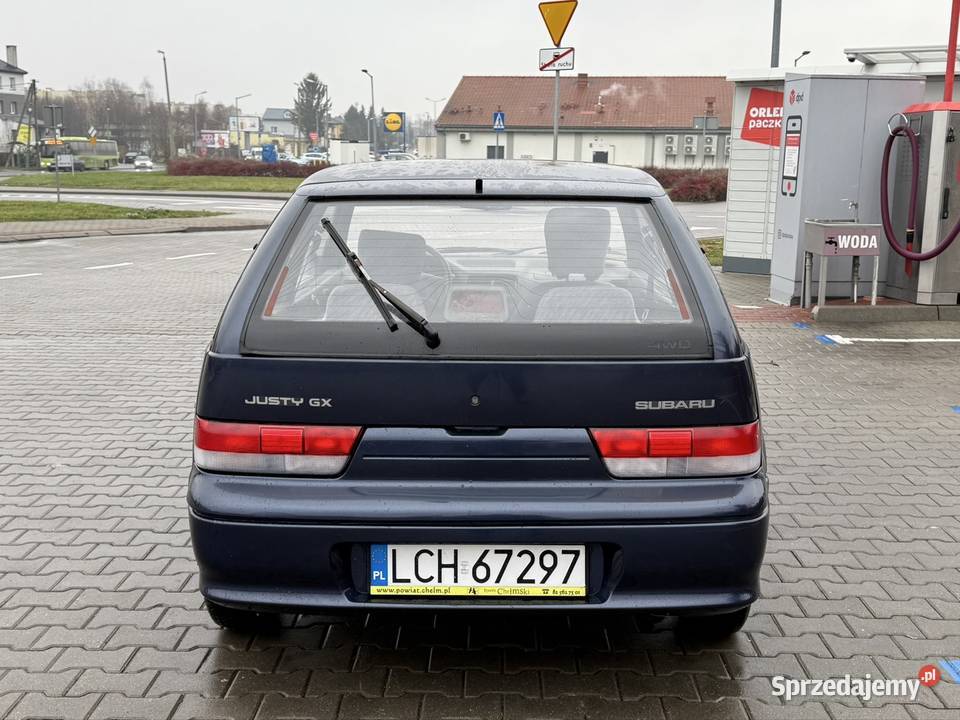 Subaru Justy 4WD 13 68 1996r 4x4 Nowe Opony Nowy Chełm