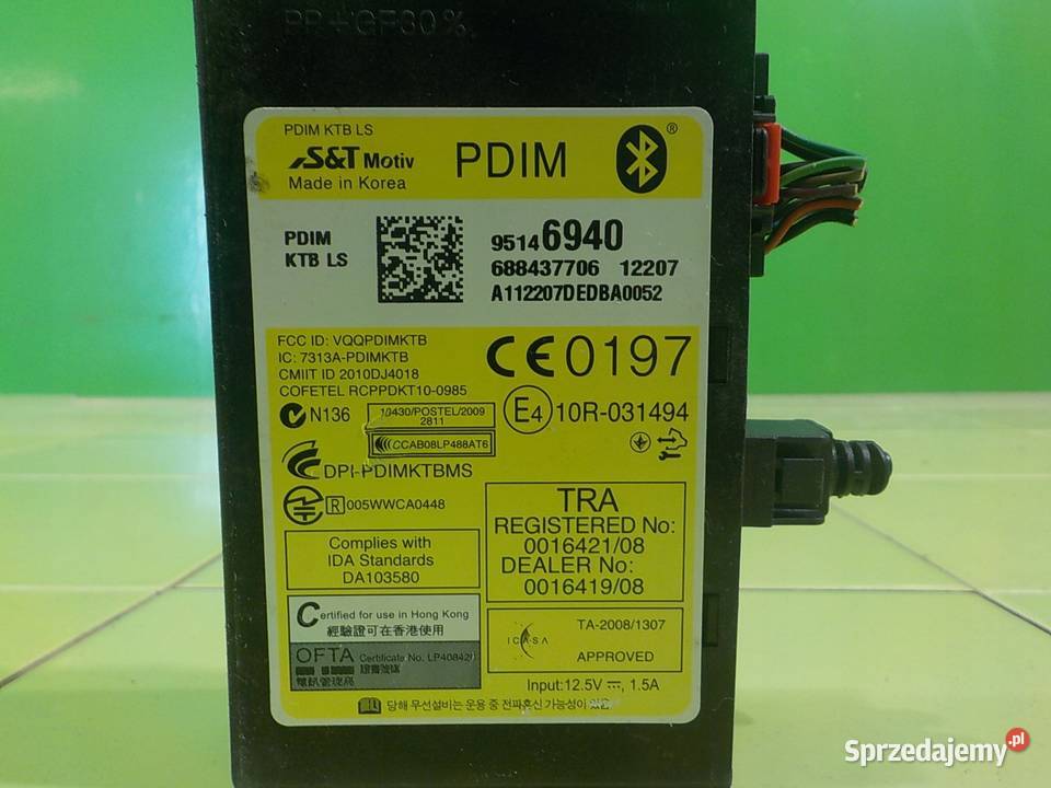 CHEVROLET ORLANDO 18 B 13r 5D modul sterownik osobowe Wyposażenie elektryczne Suków sprzedam