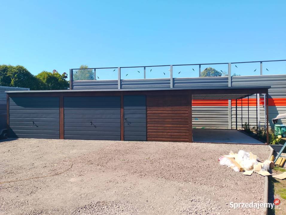 Funkcjonalny garaż blaszany 12x6 z Grunty i działki kujawsko-pomorskie Toruń