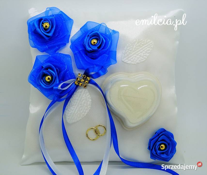 Poduszka Na OBRĄCZKi OZDOBA ŚLUB Wesele