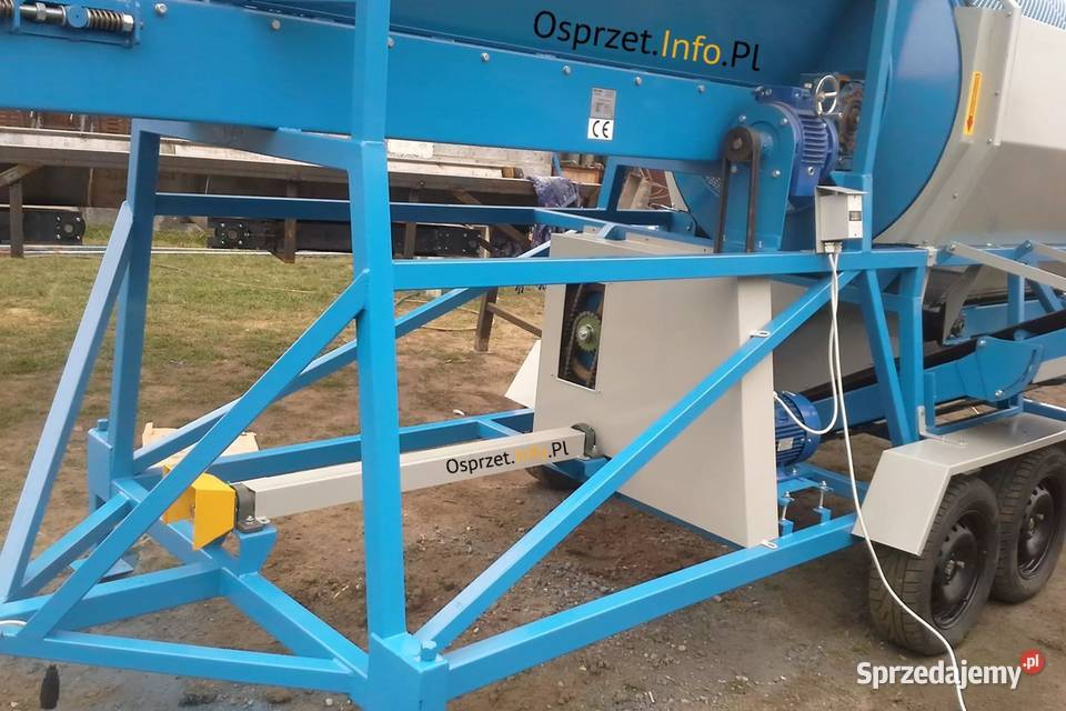 Przesiewacz bębnowy mobilny napęd WOM nieuszkodzony warmińsko-mazurskie Olsztyn