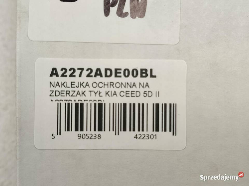 NAKLEJKA OCHRONNA ZDERZAK TYŁ KIA CEED II
