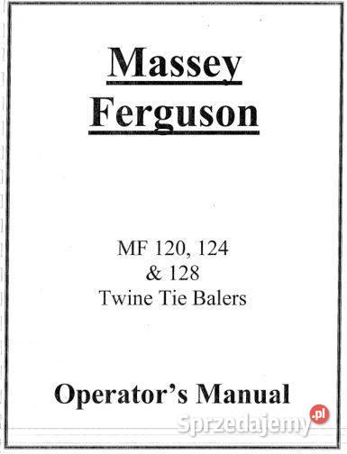 MF 120 124 128 126 130 prasa katalog części