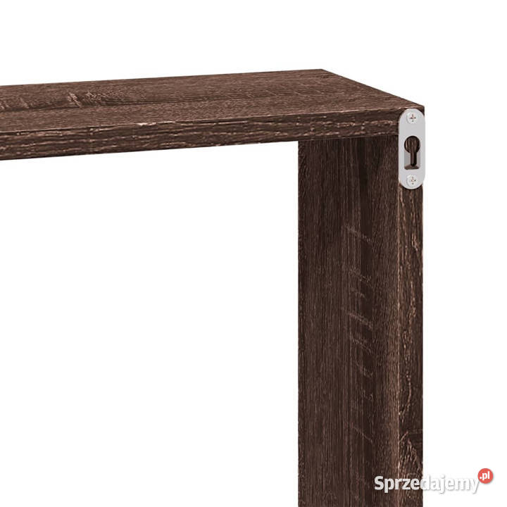 Półka ścienna 100x16x30 brązowy dąb WM854874