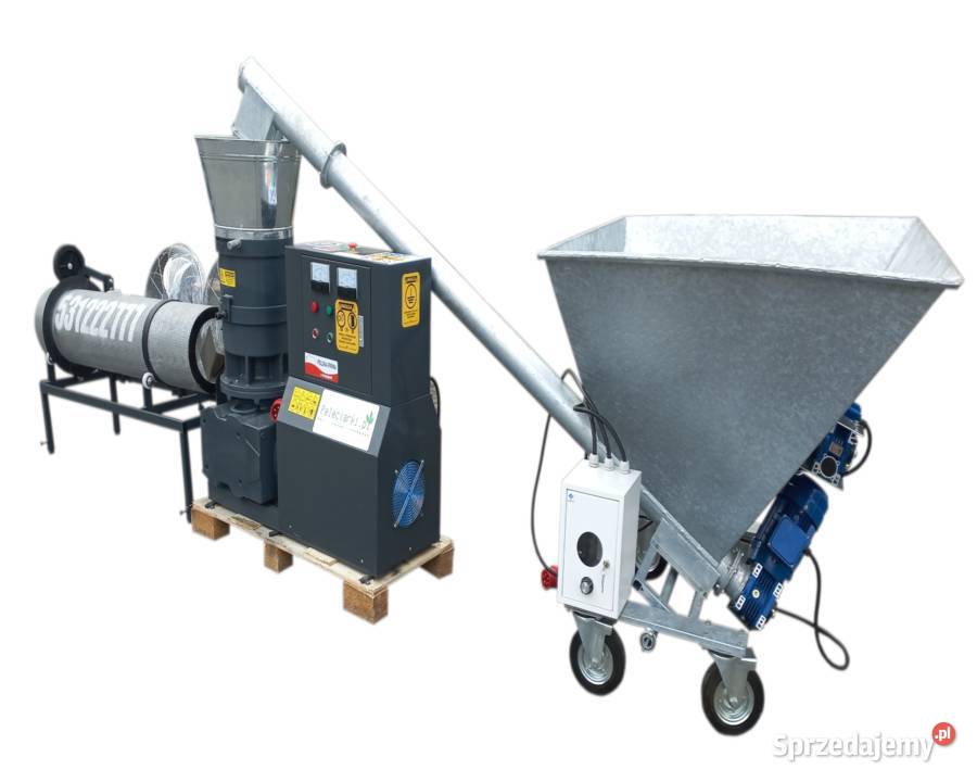 Linia do Produkcji Pelletu ze słomy kukurydzy Zrębice