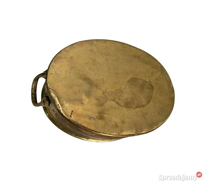 Miedziany owalny garnuszek mazowieckie Warszawa sprzedam