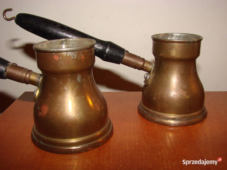 miedziany rondelek do kawy Pruszcz Gdański