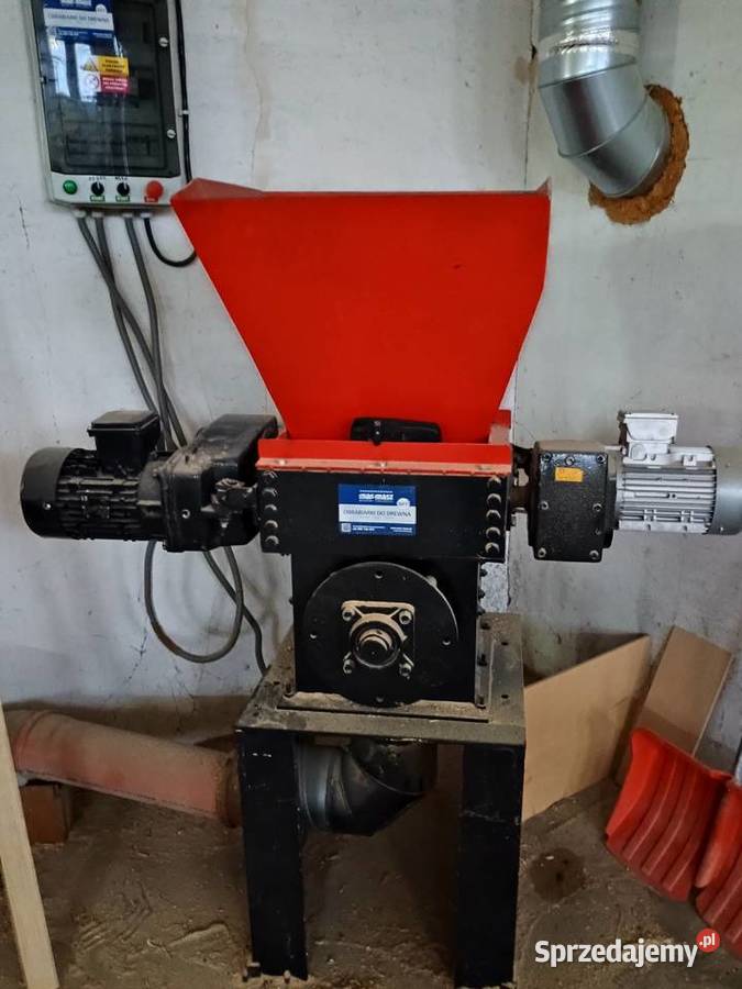 Rozdrabniacz do drewna z młynem wydajność 400500