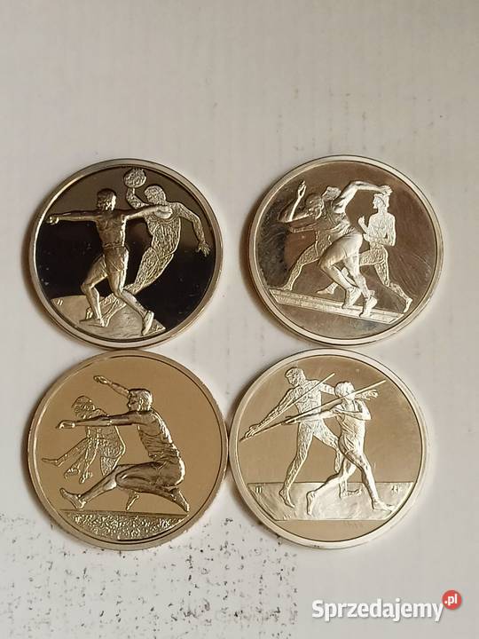 Grecja Srebro 10 Euro IO Ateny 2004r UNC sprzedam