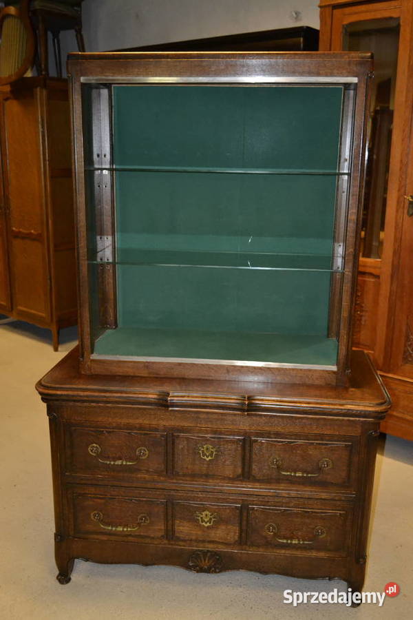 witryna ciemny dąb Będzin