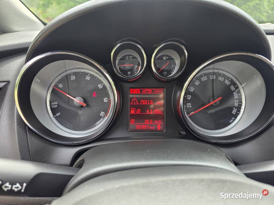 Opel Astra J Lift 2016 system Start-Stop Lipusz