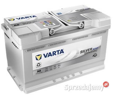 Akumulator 80Ah 800A VARTA Silver Dynamic AGM Gorzów Wielkopolski