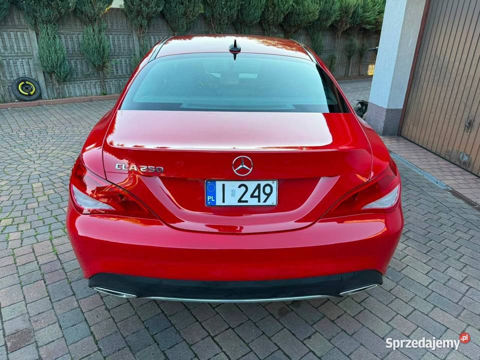 Mercedes Cla 211 koni benzyna Automat 2019 klima CLA śląskie Częstochowa