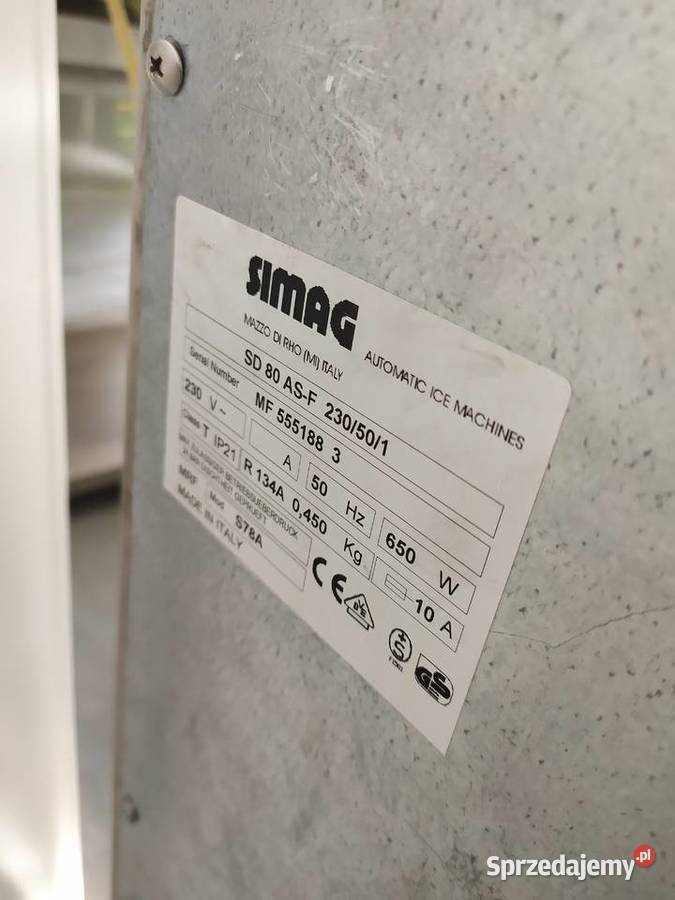 Kostkarka SIMAG SD 80 ASF chłodzona powietrzem