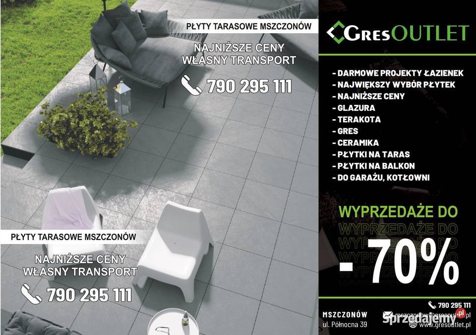 NOWOŚĆ Gres Tarasowy 60x60x2 SELECT WHITE Konin