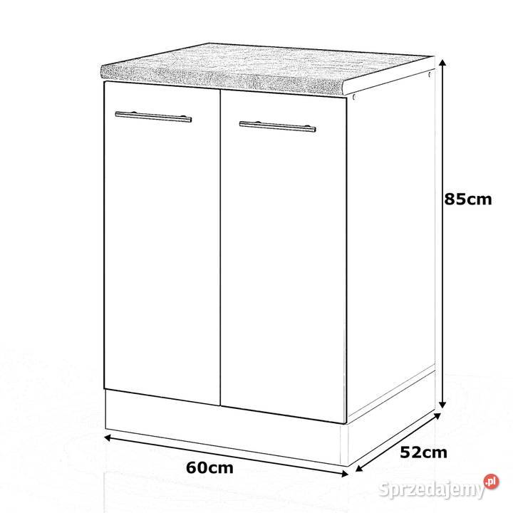 Szafka Kuchenna Stojąca Z Blatem Modułowa 60 60cm warmińsko-mazurskie Elbląg
