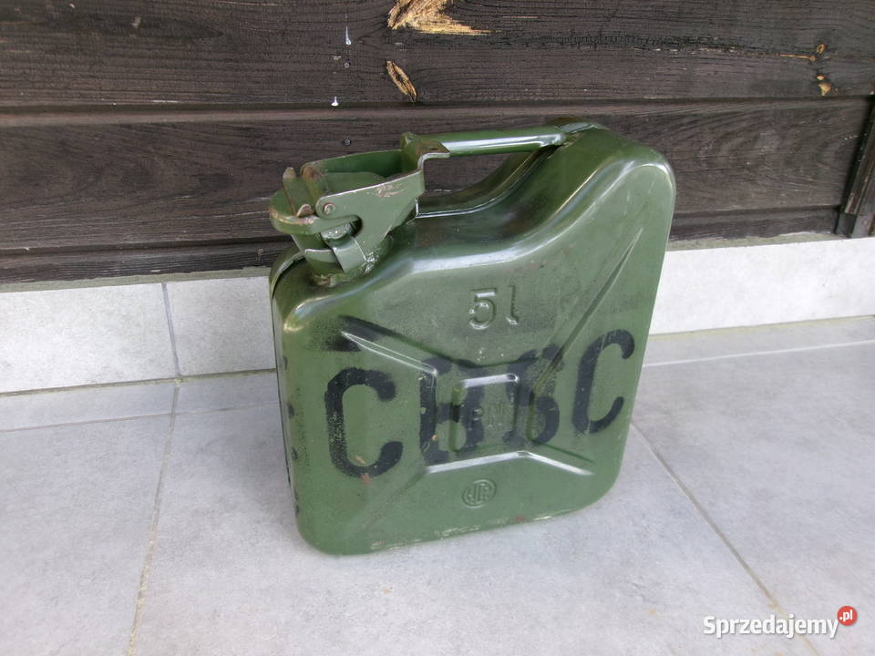 Karnister z zasobów wojskowych 5 litrów mazowieckie Legionowo