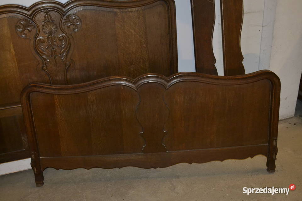 łóżko ludwikowskie 145 dąb Będzin sprzedam