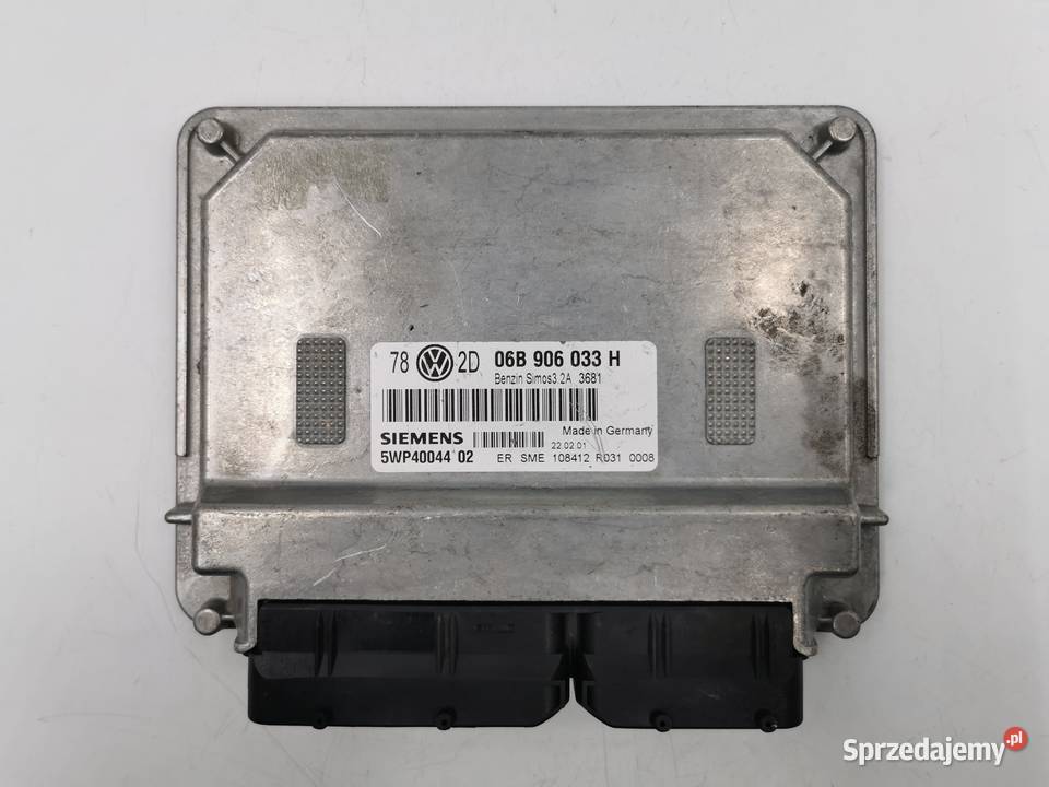 Sterownik Silnika VW Passat B5 20 AZM 06B906033H mazowieckie Wyszków