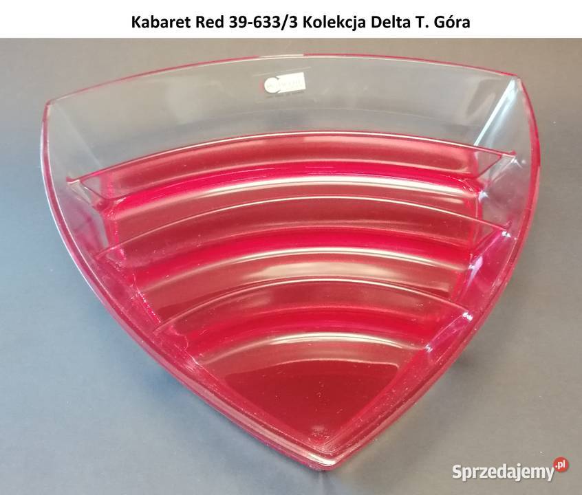Kabaret 396333 Red Huta Szkła Ząbkowice sprzedam
