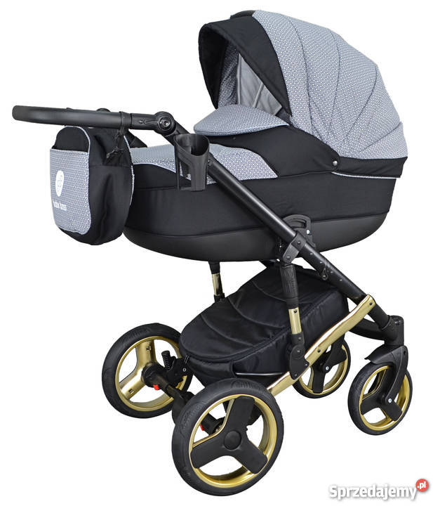 Wózek Dziecięcy 3w1 Gold Premium z Fotelikiem Aluminium Warszawa