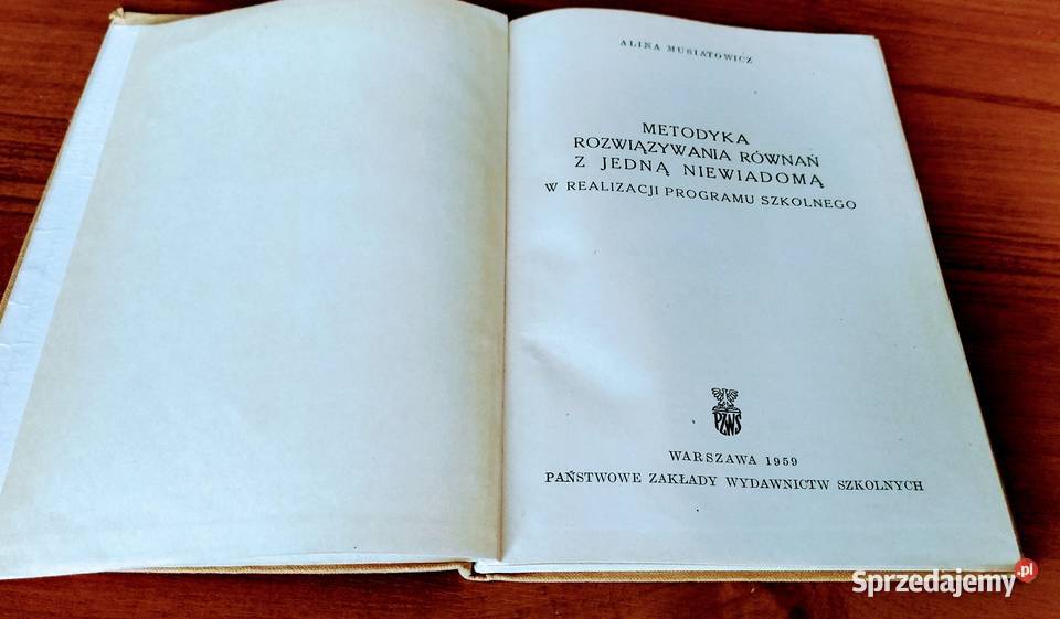 Metodyka rozwiązywania równań z jedną niewiadomą Gdańsk