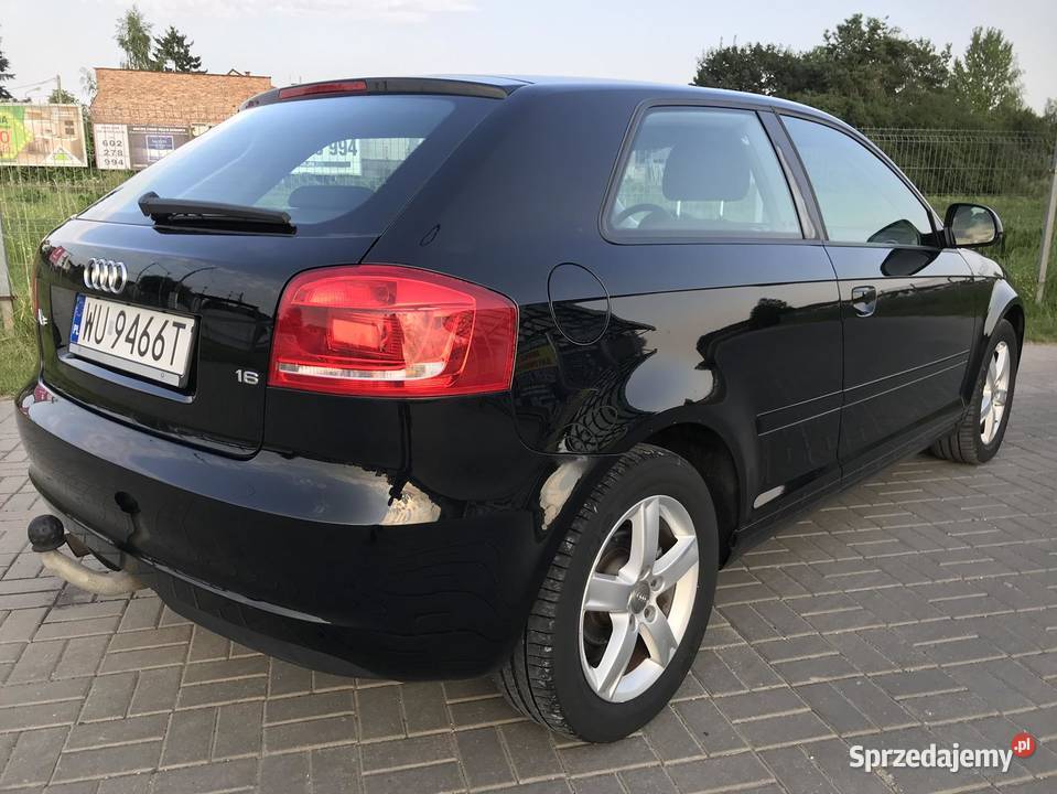 Audi A3 16 MPI 102 z Niemiec trzeci lift Rok produkcji 2009 Lesznowola