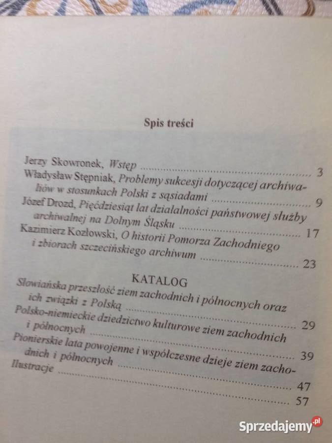 3750 Dokumenty Skarby Ziem Zachodnich I Antykwariat Szczecin sprzedam