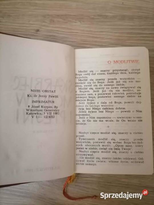 Skarbiec Modlitw i Pieśni 1983 Wałbrzych