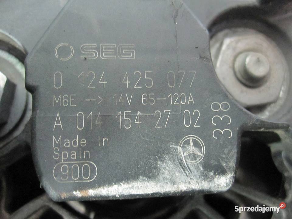 Sprinter 22 CDI alternator 0124425077 Kielce sprzedam